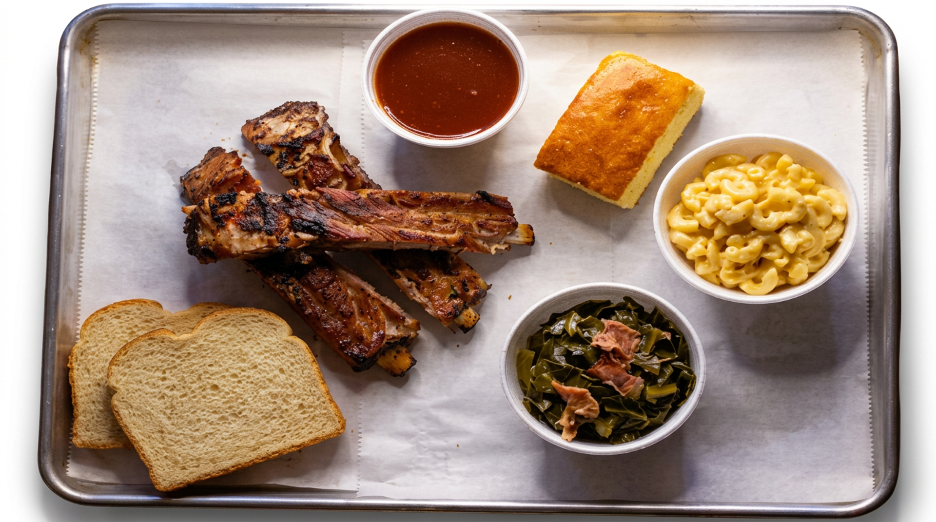 Slow-smoked BBQ and soul food, made fresh to order