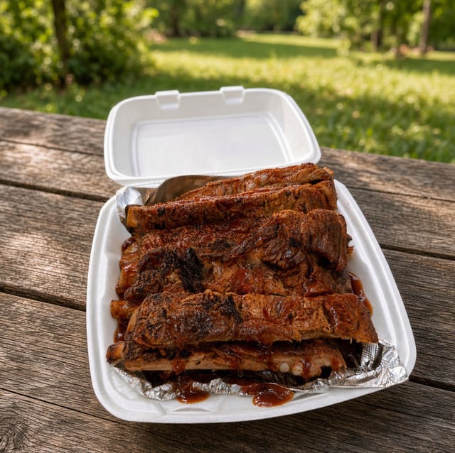 Whole Slab Pork Ribs.