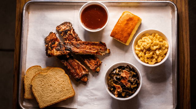 1lb Pork Ribs Short Platter.